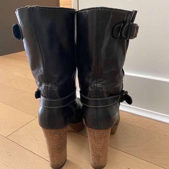 lavorazione artigiana black boots size 38 - Picture 6 of 7